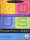 Prentice Hall MOUS Test Preparation Guide for PowerPoint 2000 with CD by Emily Ketcham — book cover