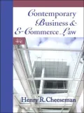 Contemporary Business and E-Commerce Law Legal, Global, Digital, and Ethical Environment