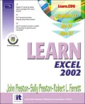 Learn Excel 2002, Vol. 1