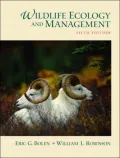 Wildlife Ecology and Management by Eric G. Bolen — book cover