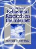 Introduction to behavioral research on the Internet