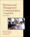 Business and Management Communication A Guide Book