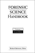 Forensic Science Handbook, Volume 1