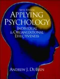 Applying Psychology