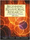 Beginning Behavioral Research