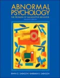 Abnormal Psychology: The Problem of Maladaptive Behavior