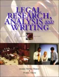 Legal Research, Analysis and Writing: An Integrated Approach