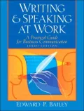 Writing & Speaking at Work: A Practical Guide for Business Communication