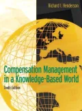 Book cover of Compensation Management in a Knowledge-Based World