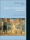 Philosophic Classics, Vol. II: Medieval Philosophy