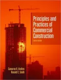 Principles and Practices of Commercial Construction
