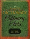 Prentice Hall Essentials Dictionary of Culinary Arts