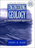 Engineering Geology: An Environmental Approach by Perry H. Rahn — book cover