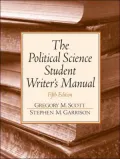 The Political Science Student Writer's Manual