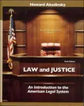 Law and Justice: An Introduction to the American Legal System