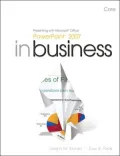 Presenting with Microsoft Office PowerPoint 2007 In Business, Core by Joseph Manzo — book cover