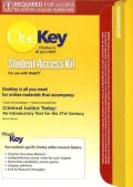 OneKey WebCT, Student Access Kit, Criminal Justice Today for Criminal Justice Today: An Introductory Text for the 21st Century