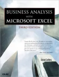 Business Analysis with Microsoft Excel,