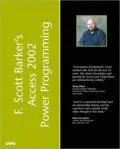 F. Scott Barker's Microsoft Access 2002 Power Programming