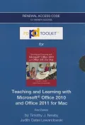 Teaching and Learning with Microsoft Office 2010 and Office 2011 for Mac Renewal Access Code