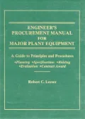 Engineer's Procurement Manual For Major Plant Equipment