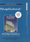 New Mylegalstudieslab and Virtual Law Office Experience with Pearson Etext -- Access Card -- For the Paralegal Professional