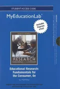 Educational Research Student Access Code Includes Pearson eText