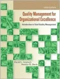 Quality Management for Organizational Excellence: Introduction to Total Quality