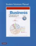Student Solutions Manual for Business Statistics