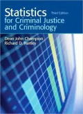 Statistics for Criminal Justice and Criminology