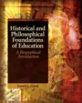 Historical and Philosophical Foundations of Education
