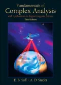 Fundamentals of Complex Analysis with Applications to Engineering, Science, and Mathematics