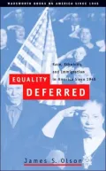 Equality deferred