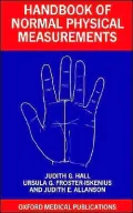 Handbook of Normal Physical Measurements