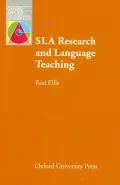 SLA Research and Language Teaching