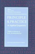 Principle & Practice in Applied Linguistics: Studies in Honour of H.G. Widdowson