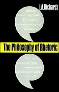 The Philosophy of Rhetoric
