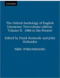 The Oxford Anthology of English Literature, Volume II: 1800 to the Present