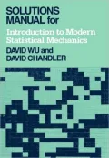 Introduction to Modern Statistical Mechanics: Solutions Manual