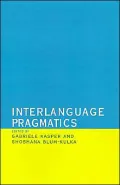 Interlanguage Pragmatics
