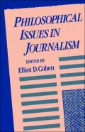 Philosophical Issues in Journalism
