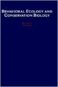 Behavioral Ecology and Conservation Biology