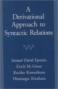 A Derivational Approach to Syntactic Relations
