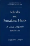 Adverbs and Functional Heads: A Cross-Lingistic Perspective