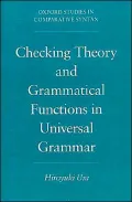 Checking Theory and Grammatical Functions in Universal Grammar