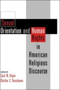 Sexual Orientation and Human Rights in American Religious Discourse