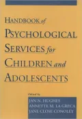 Handbook of Psychological Services for Children and Adolescents