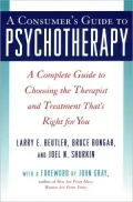 A Consumer's Guide to Psychotherapy