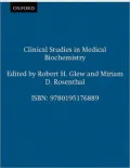 Clinical Studies in Medical Biochemistry
