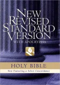 NRSV Bible with Apocrypha: New Revised Standard Version, burgundy bonded leather